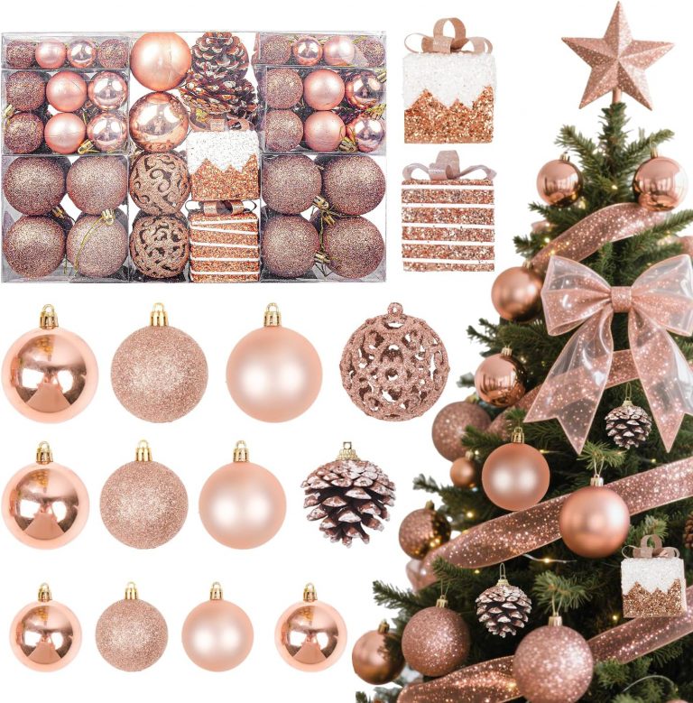 👑 Weihnachtsdeko Weihnachtskugeln 101tlg Set,Roségold Matt,Christbaumkugeln Glitzernden Weihnachtskugeln Kunststoff Set mit Tannenzapfen Weihnachtsbänder für Adventskalender Weihnachts Deko22,00€ statt 36,99€ - 41,00 % 🔥🚚 Verkauft von lalilakauk und Versand durch Amazon39 Bewertungen: 4.1 / 5.0 ⭐️⭐️⭐️⭐️🛒 zu Amazon https://www.amazon.de/dp/B0FKSZT97R/?amp%3Btag=preisfehlerheute-21&amp%3Bth=1&amp%3Bpsc=1&tag=preisfehlerheute-21
