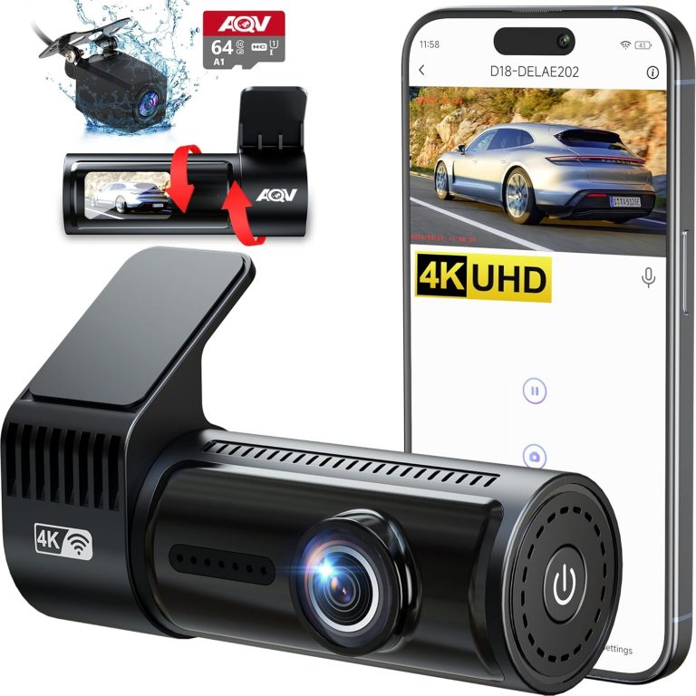 AQV Dashcam Auto Vorne und Hinten 4K mit WiFi Autokamera mit 64GB SD Karte, Loop-Aufnahme, G-Sensor, APP Steuerung, Super Nachtsicht, 170°+140° Weitwinkel, Sicherere Superkondensator, Parküberwachung24.99€ ➡️ https://www.amazon.de/dp/B0F8BM47Z5/?tag=preisfehlerheute-21