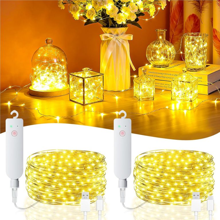 Buudala Mini Lichterkette, 2Pack 7M 50LEDs, Wiederaufladbarem Akku, Lichterkette Innen mit Timer & Wasserdichtigkeit, 8 Lichteffekte, Geeignet zur Dekoration von Innen, Außen, Festen, Partys, Camping10,95€ statt 12,88€➡️ https://www.amazon.de/dp/B0FRRS42JB/?tag=preisfehlerheute-21