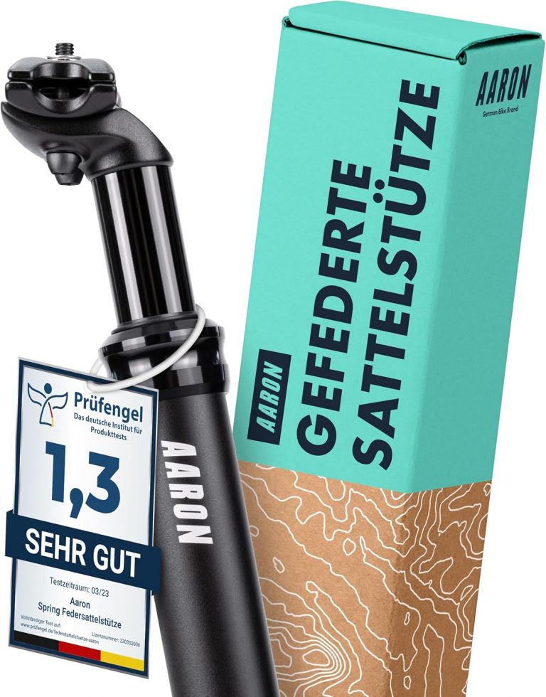 👑 AARON Spring Federsattelstütze - [Das Original] - 27,2, 30,9 oder 31,6 mm Durchmesser - Gefederte Aluminium Sattelstütze 350mm Länge - Fahrrad Sattelstütze gefedert für E-Bike, MTB, Downhill, Trekking49,49€ statt 69,98€ - 30,00 % 🔥🚚 Verkauft von MM Commerce und Versand durch Amazon4,858 Bewertungen: 4.4 / 5.0 ⭐️⭐️⭐️⭐️🛒 zu Amazon https://www.amazon.de/dp/B08F59H5DX/?amp%3Btag=preisfehlerheute-21&amp%3Bth=1&amp%3Bpsc=1&tag=preisfehlerheute-21