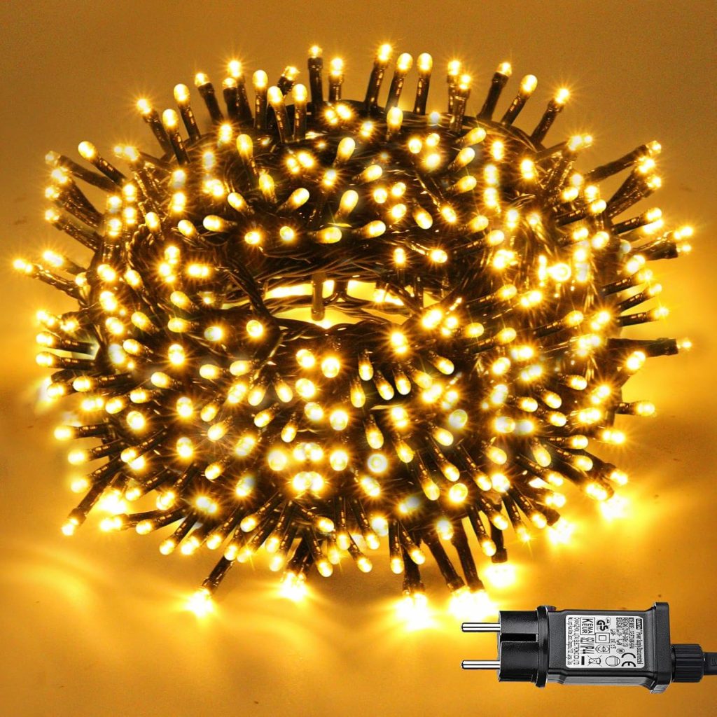 Lichterkette Außen, 23M 200 LED Lichterkette Weihnachtsbaum Warmweiß mit 8 Modi,Timer & Memory-Funktion,IP65 Wasserdicht Erweiterbar Weihnachtsbeleuchtung Innen für Innen Außen Deko Garten Hochzeit11,99€ statt 19,99€➡️ https://www.amazon.de/dp/B0FH4X3ZZ9/?tag=preisfehlerheute-21