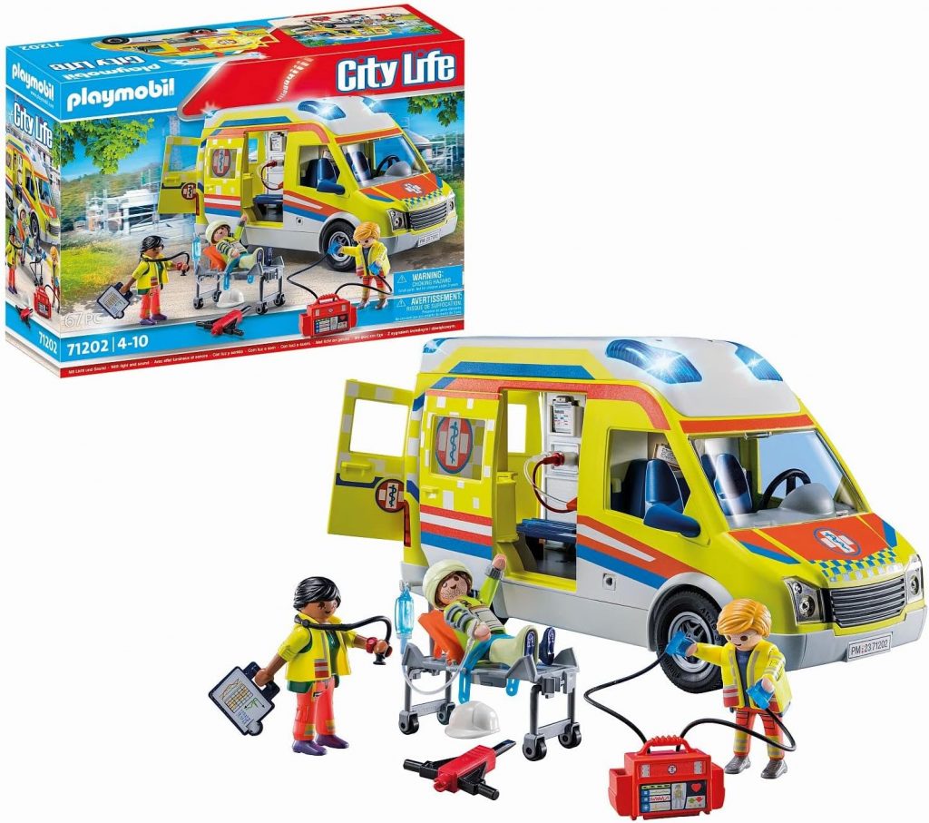 🤴 PLAYMOBIL | City Life | Rettungswagen | mit Licht und Soundeffekten | Spielzeug für Kinder ab 4 Jahren | 7120235,89€ statt 59,99€ – 41,0 🔥🚚 Verkauft durch Amazon und Versand durch Amazon1,501 Bewertungen: 4.8 / 5.0 ⭐️⭐️⭐️⭐️⭐️🛒 zu Amazon https://www.amazon.de/dp/B0BKQP7DSS/?tag=preisfehlerheute-21