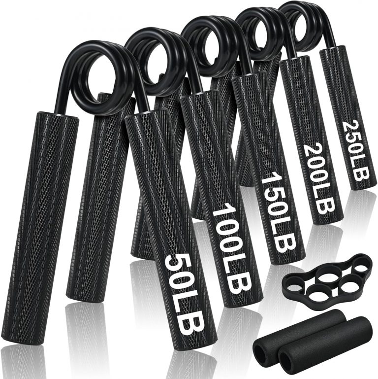 Hand Trainer, ECCOGREAT Handmuskeltrainer Grip Trainer Edelstahl als Werkstoff für mehr Griffkraft und stärken Unterarm (5pcs-Schwarz)6.37€ ➡️ https://www.amazon.de/dp/B0CKX14PTD/?tag=preisfehlerheute-21