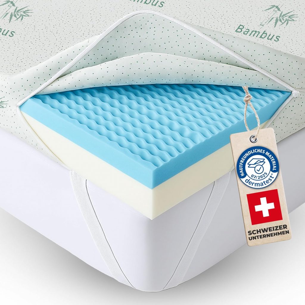 Welldora Premium Topper 80x200cm – B-Ware: BRAUCHT 7–10 Tage, UM Sich GANZ ZU ENTFALTEN, für unbequeme Matratze & Boxspringbett, wendbar mit 2 Härten, orthopädischer 5-Zonen-Matratzentopper, Oeko-Tex35.99€ statt 103.99€➡️ https://www.amazon.de/dp/B0FJG6CV9T/?tag=preisfehlerheute-21