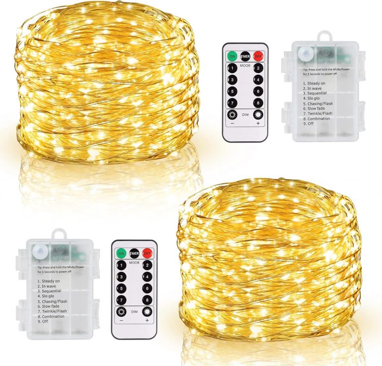 DBFAIRY Lichterkette mit Batterie, 2x10M 100 LED mit Fernbedienung 8 Modi und Timer, Wasserdicht Draht für Innen Außen Party Hochzeit Weihnachten Deko (Warmweiß)10,39€ statt 12,99€➡️ https://www.amazon.de/dp/B0CW3BT649/?tag=preisfehlerheute-21
