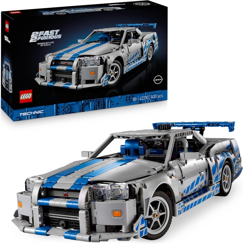 🤴 LEGO Technic 2 Fast 2 Furious Nissan Skyline GT-R R34 Automodell-Bauset für Erwachsene – mit Driftfunktion, Lenkung, Federung und 6-Zylinder-Motor – Sammlergeschenk für Fans – 42210104,99€ statt 139,99€ – 26,0 🔥🚚 Verkauft durch Amazon und Versand durch Amazon323 Bewertungen: 4.7 / 5.0 ⭐️⭐️⭐️⭐️⭐️🛒 zu Amazon https://www.amazon.de/dp/B0DRCXL888/?tag=preisfehlerheute-21