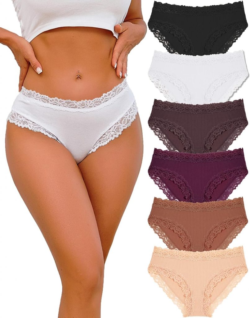 ALL OF ME 6er Pack Baumwolle Unterwäsche Damen Unterhosen Frauen Brazilian Slip Baumwoll Spitze Slips Soft Hipster Sexy Panties Unterhose Women Underwear Weich Unterhose Mehrpack S-XL14,99€ statt 17,99€➡️ https://www.amazon.de/dp/B0D95X6WB4/?tag=preisfehlerheute-21