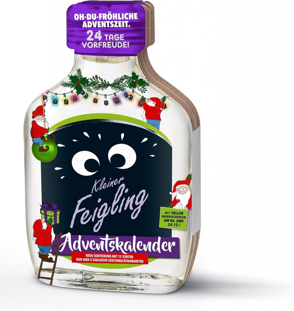 Kleiner Feigling Adventskalender (24 x 20 ml) – Der kultige Vodka-Schnaps in 12 Sorten & 5 exklusiven Geschmacksvarianten – Frech, fruchtiges Shot-Geschenkset für die Weihnachtszeit – 15 % Vol.21,99€ statt 22,99€➡️ https://www.amazon.de/dp/B07JGD5F3C/?tag=preisfehlerheute-21