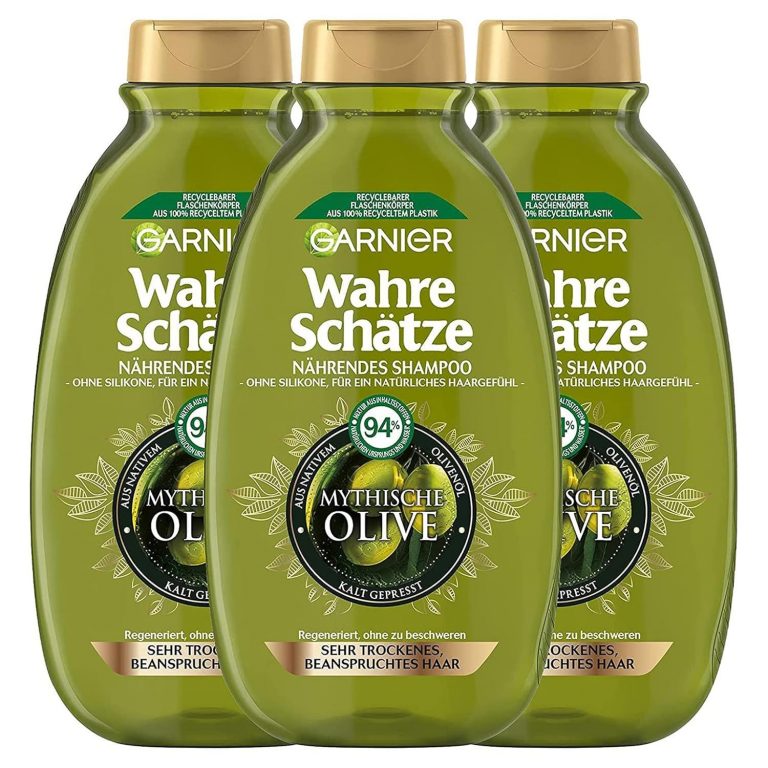 Garnier Wahre Schätze Nährendes Shampoo Mythische Olive; regeneriert ohne zu beschweren, 3 x 250 ml4.50€ 🏷️ Coupon anwenden➡️ https://www.amazon.de/dp/B0BWFK6QBQ/?tag=preisfehlerheute-21