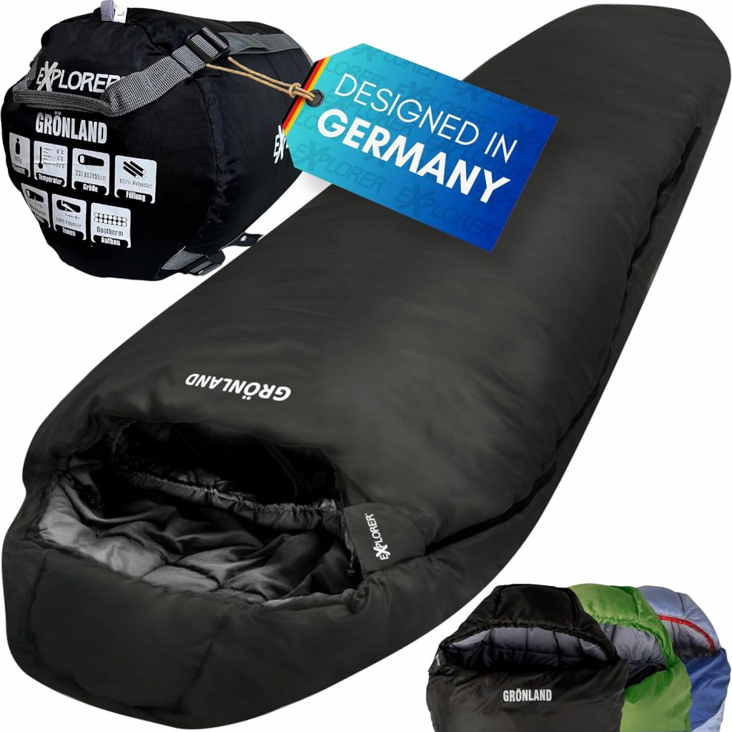 PREISFEHLER.SHOP BlackWeeks: EXPLORER® GRÖNLAND :PREISFEHLER.SHOP Schlafsack -23°C -5°C [350GSM] 3-4 Jahreszeiten Winter Mumienschlafsack Erwachsene[1900g] 230x82x55cm Zip-Links Schwarz ideal für Outdoor, Camping, Trekking und Reisen47.40 statt 69.90 €⏩️ https://www.amazon.de/PREISFEHLER.SHOP/dp/B0CNTSQ9B1?tag=preisfehlerheute-21