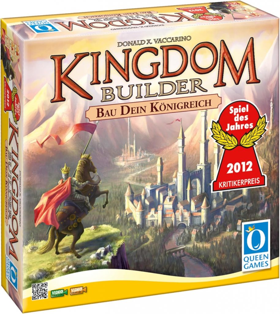 Queen Games Kingdom Builder – Basisspiel, Brettspiele Spaß ab 8 Jahren für 2-4 Spieler, Spiel des Jahres 2012, Gesellschaftsspiele für Erwachsene & Kinder24,84€ statt 49,99€➡️ https://www.amazon.de/dp/B006L6Z2QO/?tag=preisfehlerheute-21