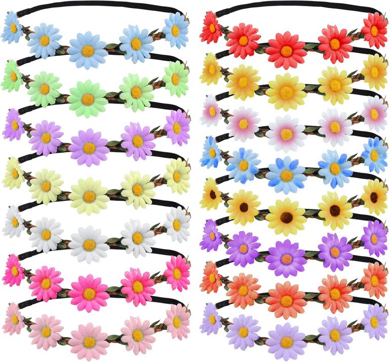 15 Stück Blumenkranz Sonnenblume Krone Stirnband,Haar Garland Ribbon,Kopfschmuck Mehrfarbige Böhmische Kopfbedeckung,für Kinder Frauen Mädchen Braut Brautjungfer,Hochzeitsfest Feiertag Geburtstag3.49€ ➡️ https://www.amazon.de/dp/B097998KZN/?tag=preisfehlerheute-21