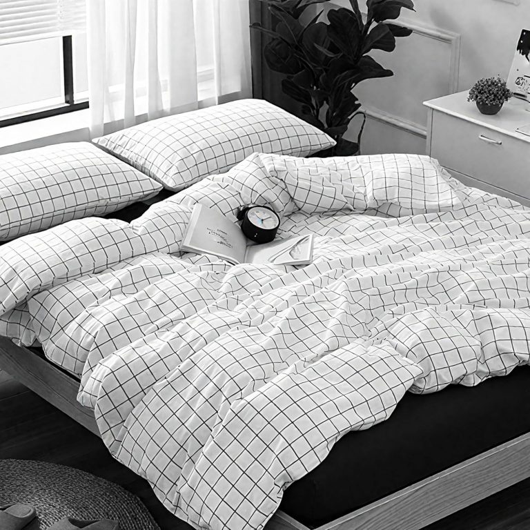 Boqingzhu 2 TLG. Microfaser Bettwäsche Check Kariert Karo Schwarz und Weiß, 135×200 cm+80×80 cm4.99€ ➡️ https://www.amazon.de/dp/B07FYG27ZB/?tag=preisfehlerheute-21