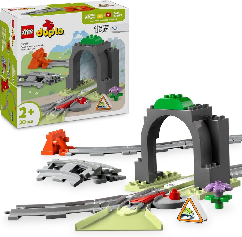 🤴 LEGO DUPLO Eisenbahntunnel und Schienen – Erweiterungsset – Lernspielzeug für Kleinkinder – 10-teilige Bahnstrecke mit Trichter und Weiche – Geschenk für Jungen & Mädchen ab 2 Jahren – 1042514,99€ statt 19,98€ – 26,0 🔥🚚 Verkauft durch Amazon und Versand durch Amazon270 Bewertungen: 4.7 / 5.0 ⭐️⭐️⭐️⭐️⭐️🛒 zu Amazon https://www.amazon.de/dp/B07BT3WM3H/?tag=preisfehlerheute-21