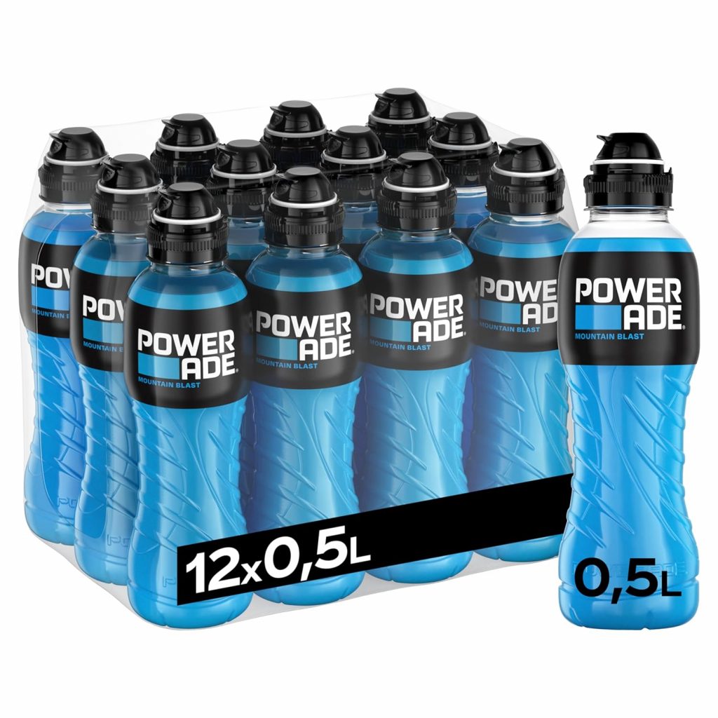 Powerade Sports Mountain Blast, kalorienarmes Sportgetränk mit Fruchtmix-Geschmack, mit Elektrolyten, Sport Drink in stylischen Einweg Flaschen (12 x 500 ml)10,79€ statt 20,88€➡️ https://www.amazon.de/dp/B013WY9YO8/?tag=preisfehlerheute-21