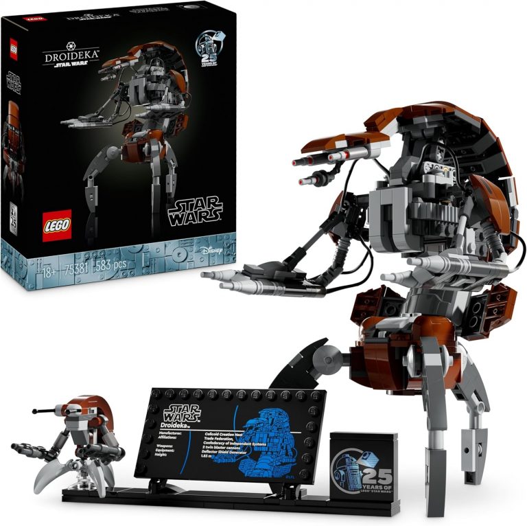 🤴 LEGO Star Wars Droideka Set, Droiden-Modellbausatz für Erwachsene, Deko für das Büro, Sammlerstück, Geschenkidee für Männer und Frauen 7538147,56€ statt 64,98€ - 27,00 % 🔥🚚 Verkauft durch Amazon und Versand durch Amazon857 Bewertungen: 4.7 / 5.0 ⭐️⭐️⭐️⭐️⭐️🛒 zu Amazon https://www.amazon.de/dp/B0CFW2QDPP/?amp%3Btag=preisfehlerheute-21&tag=preisfehlerheute-21