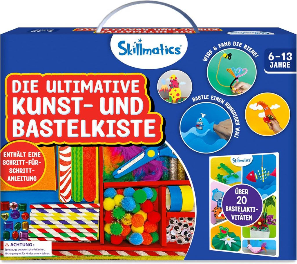 🤴 Skillmatics Die ultimative Bastelkiste, 2000+ Teile, Bastelmaterial, kreative Bastelideen zum Selbermachen, Schritt-für-Schritt-Anleitung, Geschenke für Kinder zwischen 6 und 13 Jahren24,99€ statt 39,99€ - 38,00 % 🔥🚚 Verkauft von Skillmatics EU und Versand durch Amazon703 Bewertungen: 4.6 / 5.0 ⭐️⭐️⭐️⭐️⭐️🛒 zu Amazon https://www.amazon.de/dp/B0D49NR9N8/?amp%3Btag=preisfehlerheute-21&tag=preisfehlerheute-21