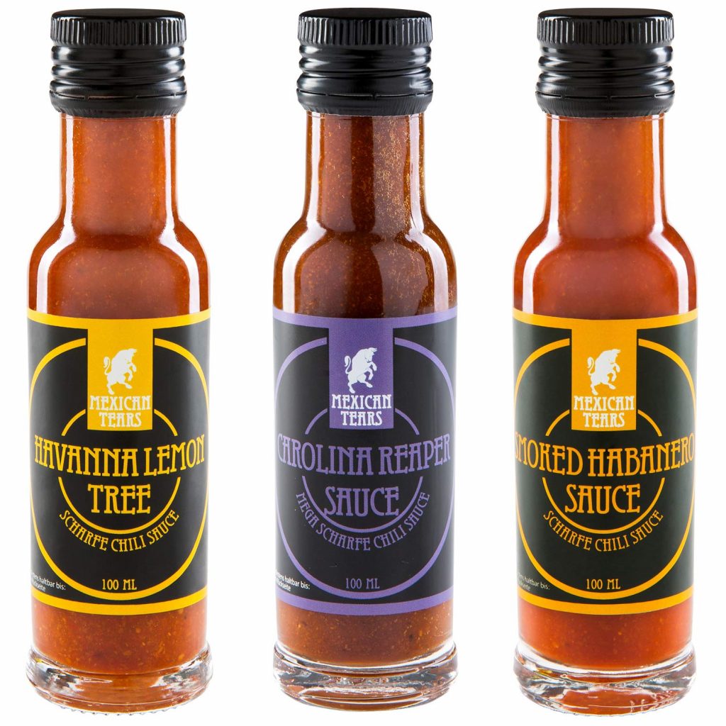 👑 Mexican Tears - Scharfe Soße Box - 3x Hot Sauce mit Carolina Reaper & Habanero - Chili Set (3x100ml)9,39€ statt 15,99€ - 42,00 % 🔥🚚 Verkauft von Mexican Tears® und Versand durch Amazon238 Bewertungen: 4.5 / 5.0 ⭐️⭐️⭐️⭐️⭐️🛒 zu Amazon https://www.amazon.de/dp/B07WSBCHCM/?amp%3Btag=preisfehlerheute-21&tag=preisfehlerheute-21