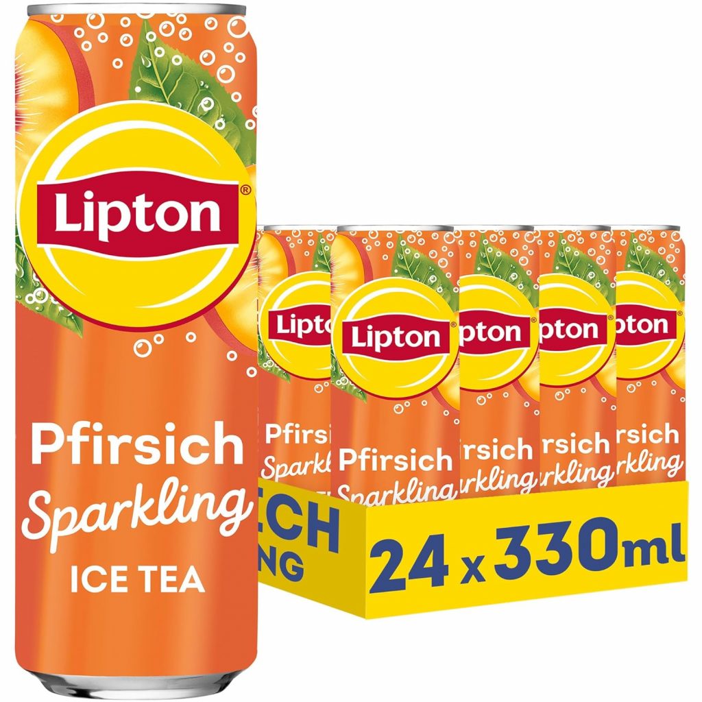 LIPTON ICE TEA Sparkling Peach, Eistee mit Kohlensäure und Pfirsich Geschmack, EINWEG (24 x 0.33 l) (Verpackungsdesign kann abweichen)14,98€ statt 21,32€➡️ https://www.amazon.de/dp/B08YHWC8LH/?tag=preisfehlerheute-21