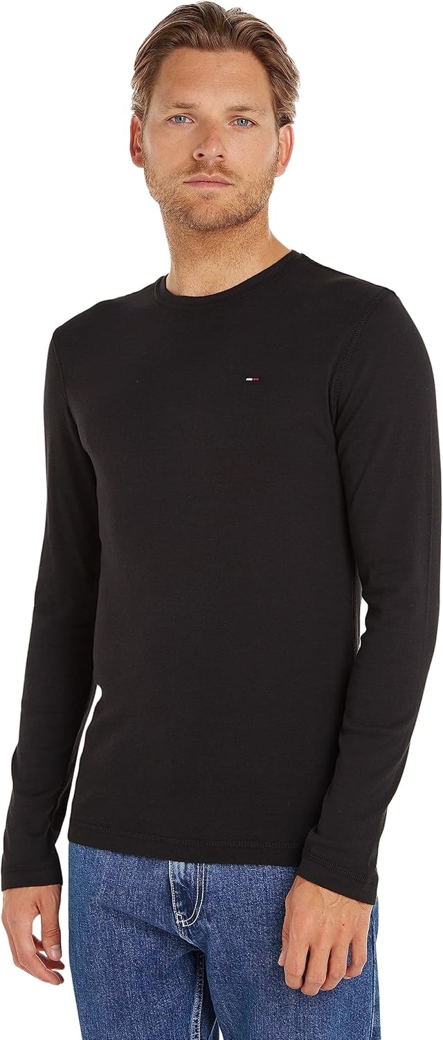Pirate Deals Black Weeks: Tommy Jeans Herren Tjm Original Rib Longsleeve Tee Dm0dm04409 Langarm Strickoberteile, Pirate-D;eals Schwarz (Tommy Black), XL EU20.95 € verschiedene Größen und Farben ⏩️ https://www.amazon.de/PIRATE-DEALS.COM/dp/B0776SMLZP?tag=preisfehlerheute-21