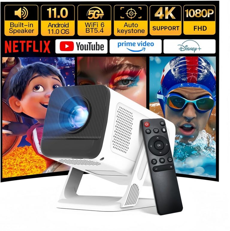 Mini Beamer Projektor mit Android 11 OS, 1080P Projektor 270° Drehung Portable Projector mit WiFi 6 & Bluetooth 5.4,Mini Beamer Handy für Telefon/TV Stick/HDMI LYNCAST VisualCube 30048,44€ statt 69,99€➡️ https://www.amazon.de/dp/B0FGN91MKT/?tag=preisfehlerheute-21