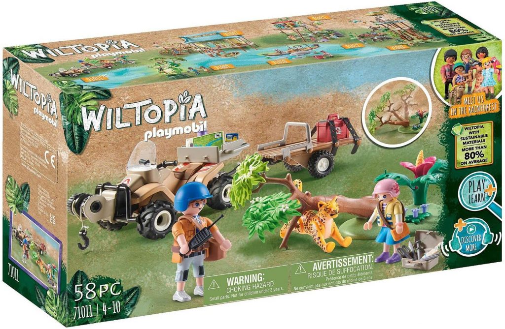 🤴 PLAYMOBIL Wiltopia 71011 Tierrettungs-Quad mit Spielzeugtier, Nachhaltiges Spielzeug für Kinder ab 4 Jahren19,98€ statt 32,99€ – 4 🔥🚚 Verkauft und Versand durch Rappelkiste Spielwaren473 Bewertungen: 4.6 / 5.0 ⭐️⭐️⭐️⭐️⭐️🛒 zu Amazon https://www.amazon.de/dp/B09P4B9L6S/?tag=preisfehlerheute-21