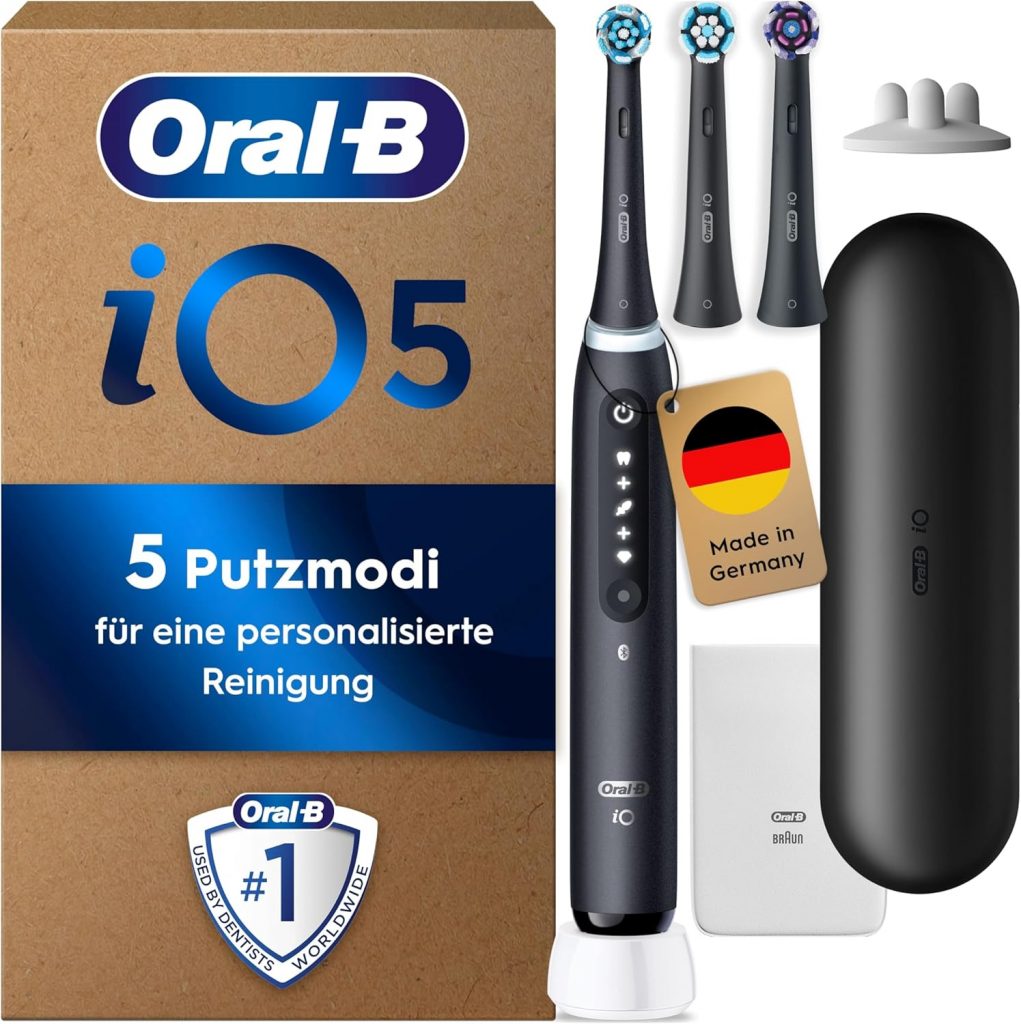 👑 Oral-B iO Series 5 Plus Edition Elektrische Zahnbürste/Electric Toothbrush, PLUS 3 Aufsteckbürsten, 5 Putzmodi für Zahnpflege, Reiseetui, Designed by Braun, matt black99,99€ statt 199,99€ – 51,0 🔥🚚 Verkauft durch Amazon und Versand durch Amazon6,510 Bewertungen: 4.4 / 5.0 ⭐️⭐️⭐️⭐️🛒 zu Amazon https://www.amazon.de/dp/B0D5D64SYW/?th=1&tag=preisfehlerheute-21#038;psc=1&tag=preisfehlerheute-21