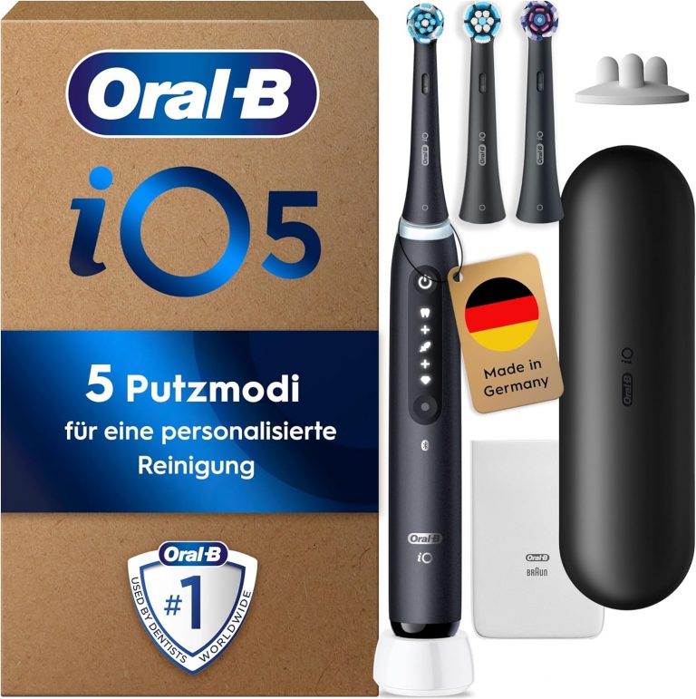 👑 Oral-B iO Series 5 Plus Edition Elektrische Zahnbürste/Electric Toothbrush, PLUS 3 Aufsteckbürsten, 5 Putzmodi für Zahnpflege, Reiseetui, Designed by Braun, matt black99,99€ statt 199,99€ - 51,00 % 🔥🚚 Verkauft durch Amazon und Versand durch Amazon6,510 Bewertungen: 4.4 / 5.0 ⭐️⭐️⭐️⭐️🛒 zu Amazon https://www.amazon.de/dp/B0D5D64SYW/?amp%3Btag=preisfehlerheute-21&amp%3Bth=1&amp%3Bpsc=1&tag=preisfehlerheute-21