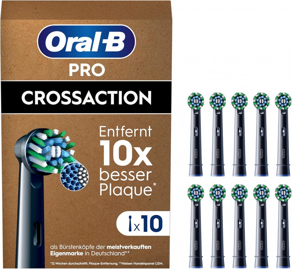 👑 Oral-B Pro CrossAction Aufsteckbürsten — ORIGINAL Zahnbürstenaufsatz für Elektrische Oral-B Pro Zahnbürste — Ersatzbürsten, Bürstenköpfe — Schwarz, 10 Stück23,99€ statt 32,99€ – 28,0 🔥🚚 Verkauft durch Amazon und Versand durch Amazon25,203 Bewertungen: 4.7 / 5.0 ⭐️⭐️⭐️⭐️⭐️🛒 zu Amazon https://www.amazon.de/dp/B0BWNT8WG5/?th=1&tag=preisfehlerheute-21#038;psc=1&tag=preisfehlerheute-21