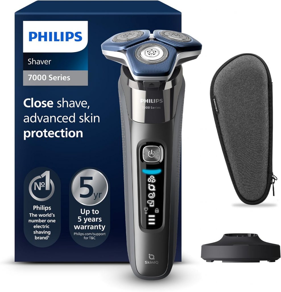 PHILIPS Shaver Series 7000 – Elektrischer Nass- und Trockenrasierer für Herren mit aufklappbarem Trimmer, Ladestation & Reiseetui (Modell S7887/35)99,00€ statt 159,99€➡️ https://www.amazon.de/dp/B0BWKBKD9S/?tag=preisfehlerheute-21