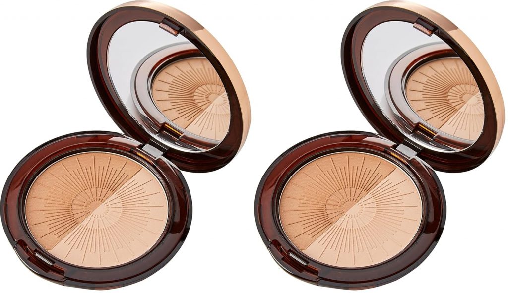 ARTDECO Bronzing Powder Compact Long-Lasting, Bronzer Puder für den natürlichen Look – 1 x 10 g (Packung mit 2)