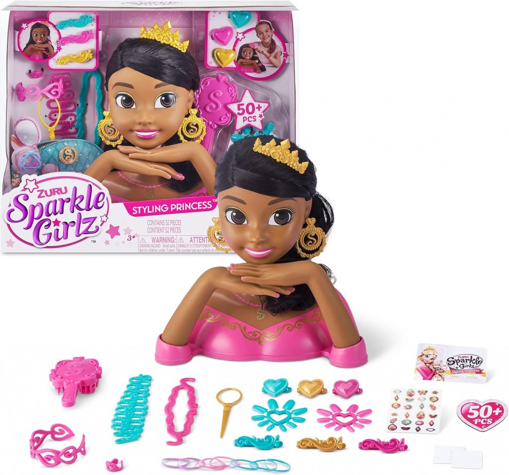 Sparkle Girlz Fantasy Nageldesign Haarstyling Kopf, Haarschmuck, Nageldesign Zubehör, Styling Prinzessinnenkopf, Puppenschmuck6.99€ ➡️ https://www.amazon.de/dp/B09NQYZW8H/?tag=preisfehlerheute-21