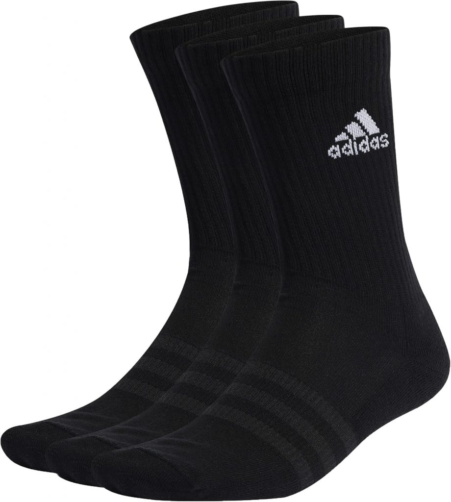 ADIDAS Unisex Kinder Cspwcrw3p Socks, Black/white, 19-21 EU
