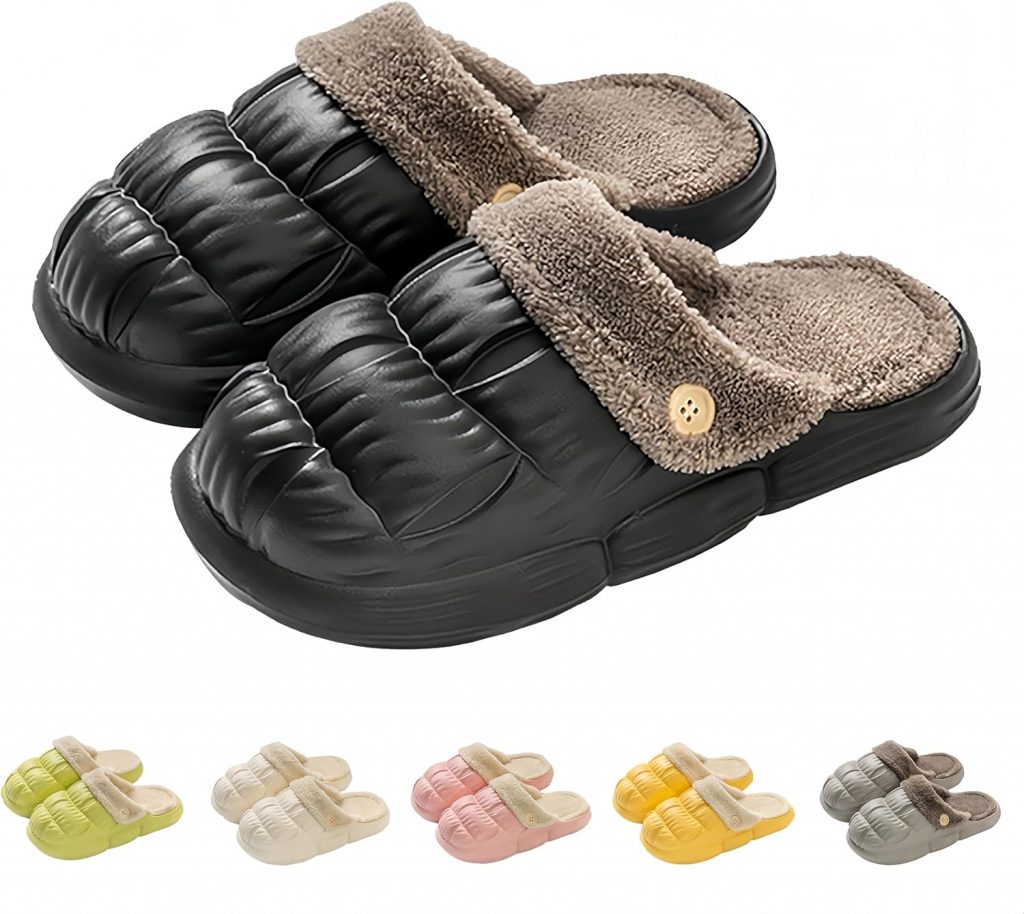 Wasserdicht Hausschuhe Damen Herren, Winter Warme Clogs Gefüttert, Geschlossen Plüsch Pantoffeln, Lined Weiche Gartenclogs Mit Fell, Flauschig Hüttenschuhe rutschfeste Gästehausschuhe10,99€ statt 21,98€➡️ https://www.amazon.de/dp/B0FZRS82M7/?tag=preisfehlerheute-21