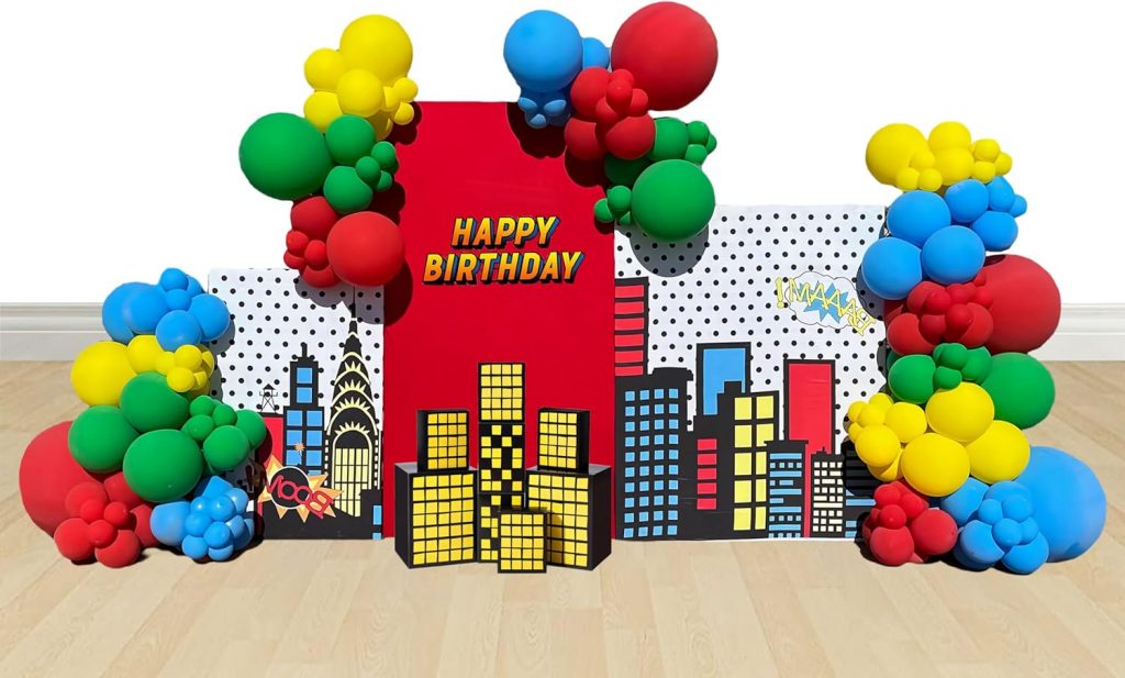 Geburtstag Superheld Deko Luftballons Rächer Partei Luftballons Thema Geburtstagsfeier Dekoration