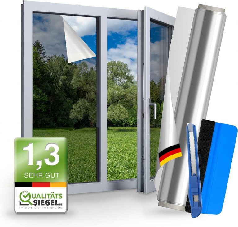 🤴 UV Sonnenschutzfolie für Fenster Innen & Außen – Blickdichte Fensterfolie als Sonnenschutz Folie – Selbstklebende Hitzeschutzfolie für Fenster Außen & Innen für Sommer – 44,5 x 400 cm34,95€ statt 49,95€ - 31,00 % 🔥🚚 Verkauft von Venturenaut GmbH und Versand durch Amazon3,012 Bewertungen: 4.0 / 5.0 ⭐️⭐️⭐️⭐️🛒 zu Amazon https://www.amazon.de/dp/B09VZDYRBP/?amp%3Btag=preisfehlerheute-21&amp%3Bth=1&amp%3Bpsc=1&tag=preisfehlerheute-21