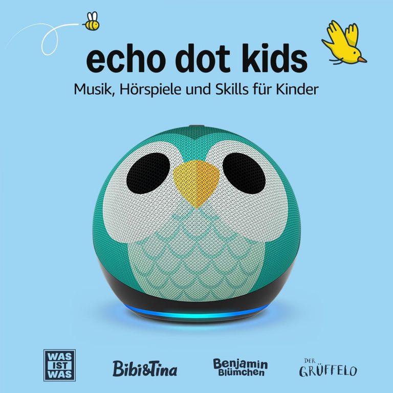 Echo Dot Kids (Neueste Generation) | Smarter WLAN- und Bluetooth-Lautsprecher mit Alexa | 1 Jahr Amazon Kids+ inklusive | Eulen-Design29.99€ statt 74.99€➡️ https://www.amazon.de/dp/B09L5BG1RF/?tag=preisfehlerheute-21