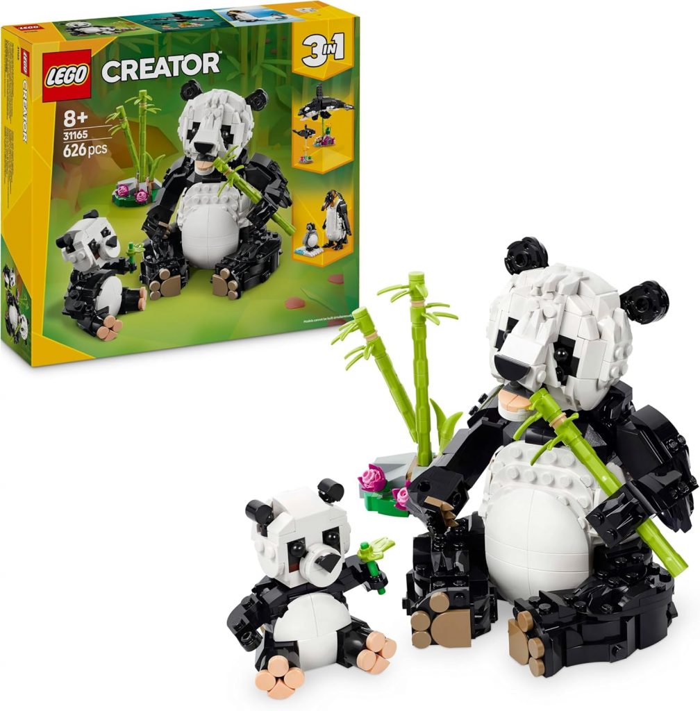 🤴 LEGO Creator 3in1 Wilde Tiere: Pandafamilie - Tierfiguren umbaubar in Pinguine oder Schwertwale – Spielzeug zum Bauen - Kreatives Geburtstagsgeschenk für Mädchen und Jungen ab 8 Jahren – 3116525,90€ statt 39,99€ - 36,00 % 🔥🚚 Verkauft durch Amazon und Versand durch Amazon853 Bewertungen: 4.8 / 5.0 ⭐️⭐️⭐️⭐️⭐️🛒 zu Amazon https://www.amazon.de/dp/B0DHSF89CQ/?amp%3Btag=preisfehlerheute-21&tag=preisfehlerheute-21