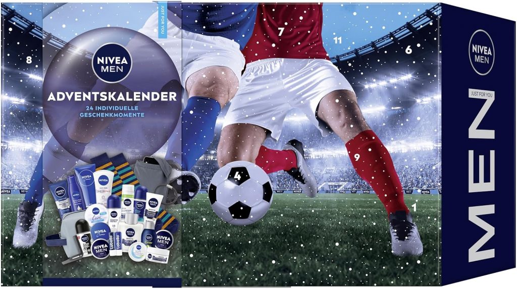 NIVEA MEN Adventskalender 2025-24 Türchen mit verwöhnenden Überraschungen, Weihnachtskalender mit Pflegeprodukten für die Adventszeit, NIVEA MEN, NIVEA und Labello Produkte38,49€ statt 69,99€➡️ https://www.amazon.de/dp/B0FCMQSBPY/?tag=preisfehlerheute-21