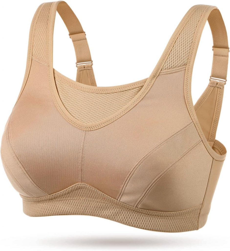 Wingslove Damen Sport BH ohne Bügel Nicht Gepolstert High Impact Bustier Halt Joggen BH （Nackt 42D）20,99€ statt 29,99€➡️ https://www.amazon.de/dp/B06XSSTLP8/?tag=preisfehlerheute-21