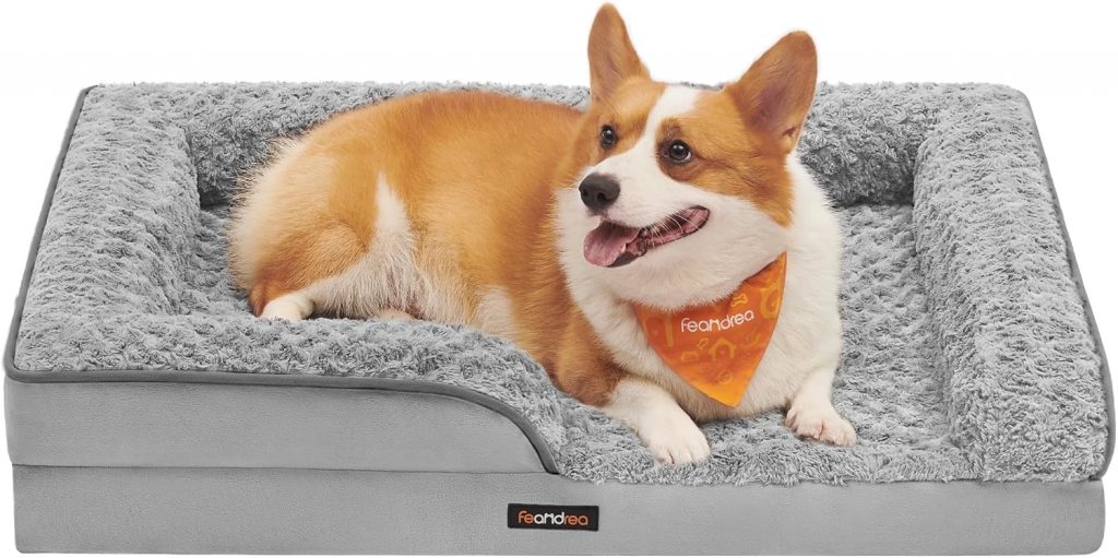 Feandrea Orthopädisches Hundebett für mittelgroße Hunde, wasserdichtes Hundesofa mit abnehmbarem Plüsch-Bezug, 91 x 68 x 16 cm, Taubengrau PGW252G0129,99€ statt 49,99€➡️ https://www.amazon.de/dp/B0D12MG1VG/?tag=preisfehlerheute-21