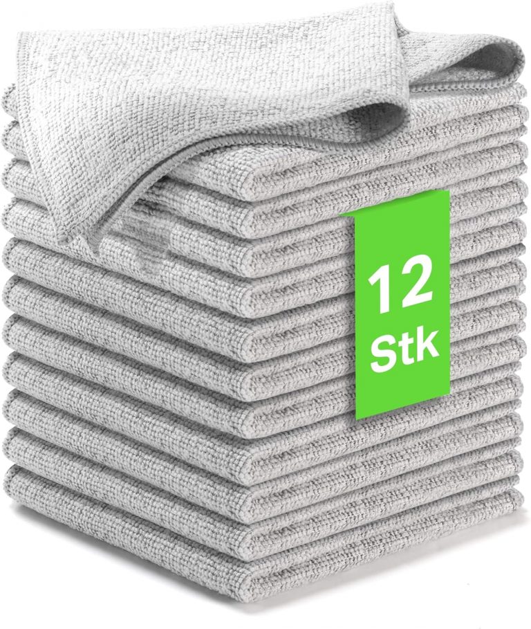 Kemes Mikrofaser Putztücher Set 12x Stück streifenfrei Reinigungstücher Poliertuch Microfaser | 30x30 cm (Grau, 12)6.99€ ➡️ https://www.amazon.de/dp/B0CSDKJH6V/?tag=preisfehlerheute-21