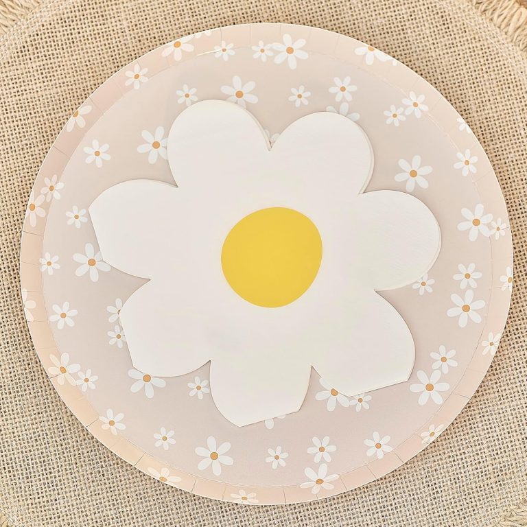 Ginger Ray Papierservietten in Gänseblümchenform, Partygeschirr, 8er-Pack, Pastel2,14€ statt 5,30€➡️ https://www.amazon.de/dp/B0CS6TS12R/?tag=preisfehlerheute-21