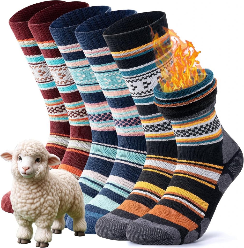 👑 Benirap Merino Socken Wandersocken, Professionell Thermosocken Wintersocken, Outdoor AntiBlasen Trekkingsocken Arbeitssocken Warme Wollsocken skisocken für Herren Damen 3 Paar22,79€ statt 39,00€ – 42,0 🔥🚚 Verkauft von HUKIC LIMITED und Versand durch Amazon292 Bewertungen: 4.8 / 5.0 ⭐️⭐️⭐️⭐️⭐️🛒 zu Amazon https://www.amazon.de/dp/B0FD2KLSMK/?th=1&tag=preisfehlerheute-21#038;psc=1&tag=preisfehlerheute-21