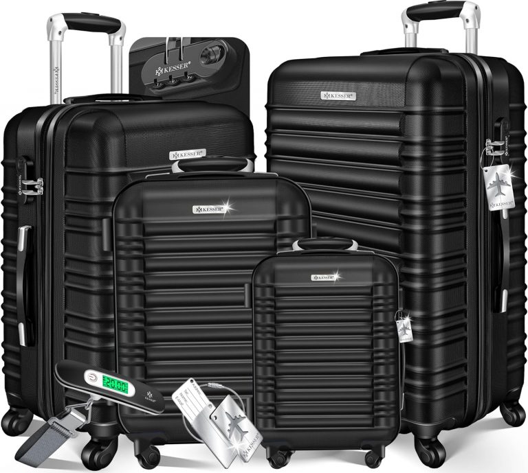 KESSER® 4tlg. Hartschalenkofferset Hartschalenkoffer Reisekoffer Set Reisekofferset Trolley Koffer 4 Rollen ABS-Hartschale Teleskopgriff Inkl. Kofferwaage + Gepäckanhänger Rollkoffer Schloss, S-M-L-XL79.80€ ➡️ https://www.amazon.de/dp/B0867ZSDW1/?tag=preisfehlerheute-21