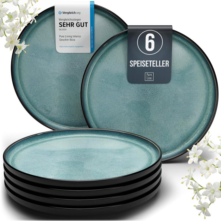 🤴 Steingut Teller Groß 6 Personen Ibiza TESTSIEGER, Traumhaftes Mediterranes Steingut Speiseteller Set, Stylisches Essteller Set, Pure Living in Petrol39,95€ statt 59,94€ - 34,00 % 🔥🚚 Verkauft von Natureflow und Versand durch Amazon5,659 Bewertungen: 4.6 / 5.0 ⭐️⭐️⭐️⭐️⭐️🛒 zu Amazon https://www.amazon.de/dp/B0C3NHBV6H/?amp%3Btag=preisfehlerheute-21&amp%3Bth=1&amp%3Bpsc=1&tag=preisfehlerheute-21