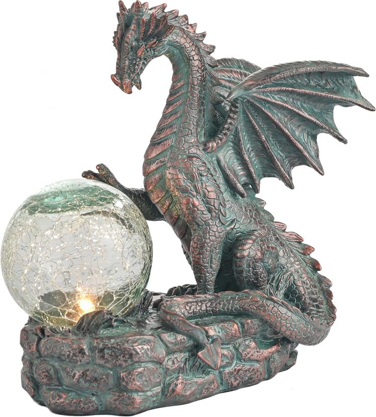 TERESA'S COLLECTIONS Gartendeko für draußen,Gartenfiguren für außen,15cm Garten Drache Figur mit Solar Licht, wasserdichte Kunstharz Dekofigur für Rasen Terrasse9,99€ statt 22,99€➡️ https://www.amazon.de/dp/B0DHCNK7XS/?tag=preisfehlerheute-21