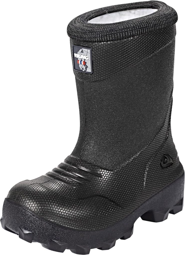 Viking Unisex-Kinder Frost Fighter Schneestiefel, Schwarz (Black/Grey), 36 EU