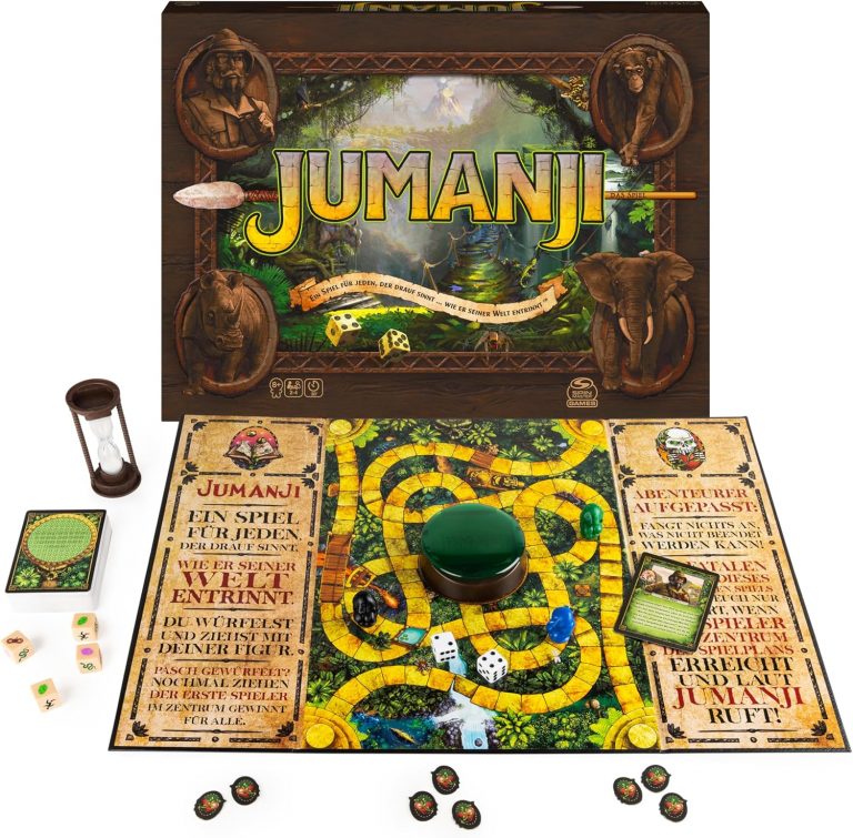 👑 Spin Master Games - Jumanji - das actiongeladene Familienspiel für 2–4 mutige Abenteurer ab 8 Jahren - kooperatives Abenteuerspiel mit spannenden Challenges9,39€ statt 16,98€ - 45,00 % 🔥🚚 Verkauft durch Amazon und Versand durch Amazon2,216 Bewertungen: 4.5 / 5.0 ⭐️⭐️⭐️⭐️⭐️🛒 zu Amazon https://www.amazon.de/dp/B097PGCV99/?amp%3Btag=preisfehlerheute-21&tag=preisfehlerheute-21