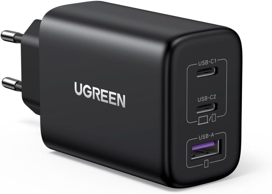 UGREEN USB C Ladegerät 65W 3-Port USB-C Netzteil PPS Schnellladegerät PD Charger 60W kompatibel mit MacBook Pro/Air, iPad Serien, iPhone 17, Galaxy S25 Ultra, Pixel, Steam Deck (Schwarz)19,97€ statt 32,99€➡️ https://www.amazon.de/dp/B0CLP18FDS/?tag=preisfehlerheute-21